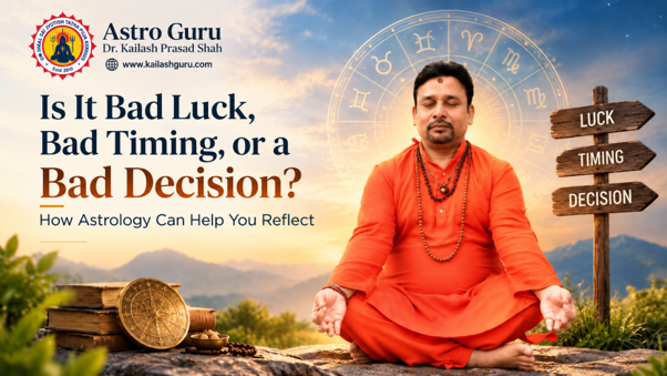 Bad Luck, Bad Timing, or a Bad Decision? What Vedic Astrology Can Reveal