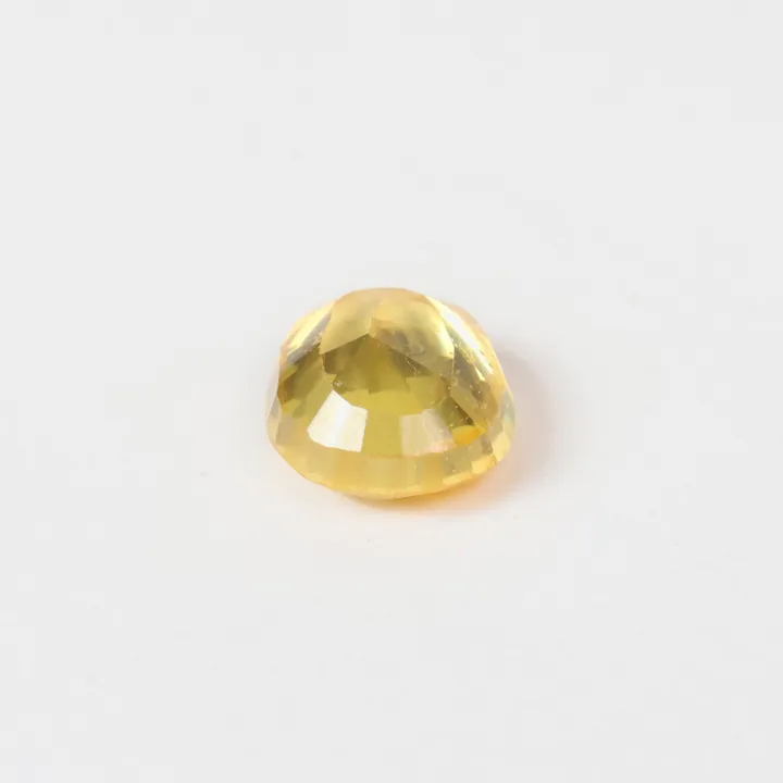 Yellow Color Cut Design Crystal Pokhraj Loose Stone (Per Carat)