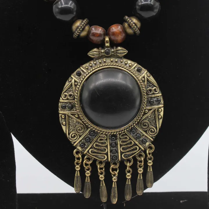 Black Color Astha Dhatu Mala/Necklace for Women (10") – Spiritual Protection, Prosperity, and Strength