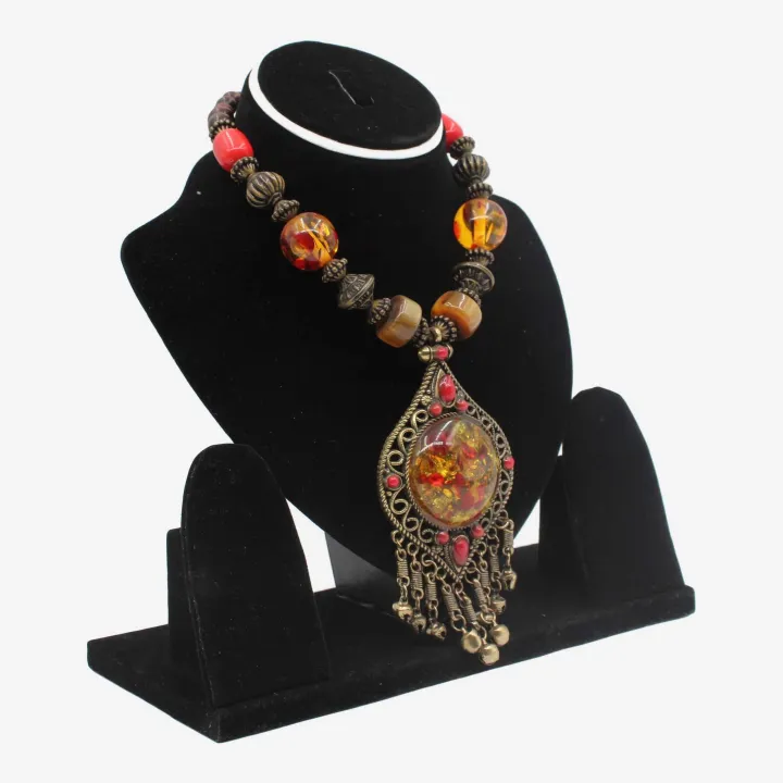 Multicolor Glass Astha Dhatu Mala/Necklace for Women (10") – Spiritual Healing, Protection, & Prosperity