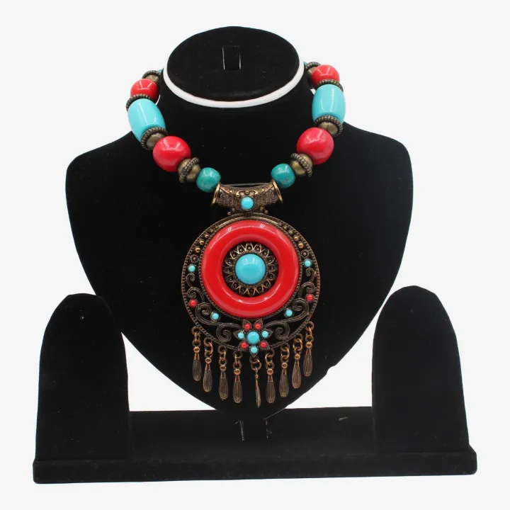 Multicolor Astha Dhatu Necklace/Mala for Women 12" – Spiritual Healing, Protection, and Prosperity