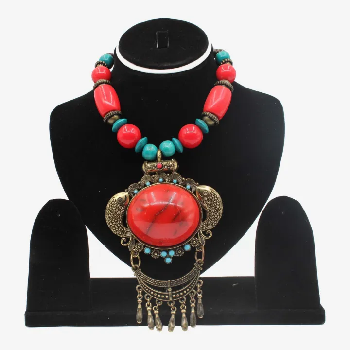 Multicolor Astha Dhatu Necklace/Mala for Women 12" – Astrological Healing, Protection, and Prosperity