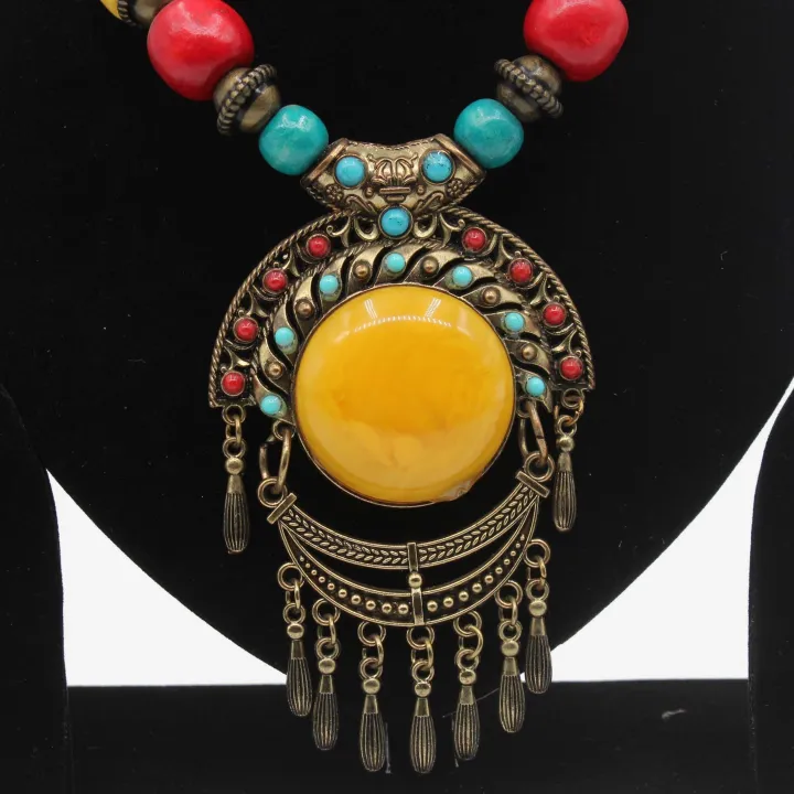 Multicolor Astha Dhatu Necklace/Mala for Women 10" – Spiritual Healing, Planetary Protection & Prosperity